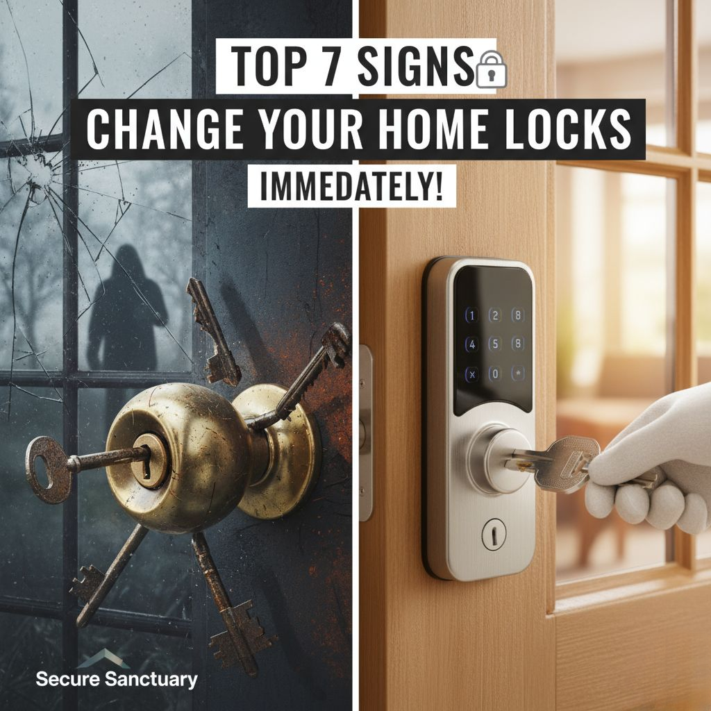 Top 7 Signs You Need to Change Your Home Locks Immediately