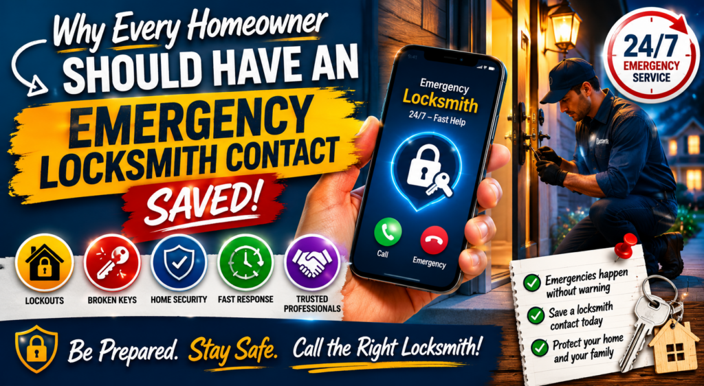 Why Homeowners Need an Emergency Locksmith Contact