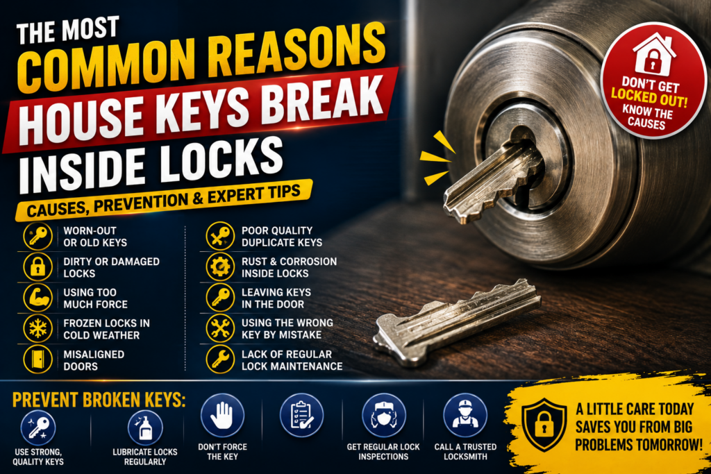 Why House Keys Break Inside Locks